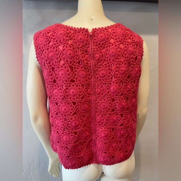 Vintage crochet cropped top size medium - Picture 2 of 8